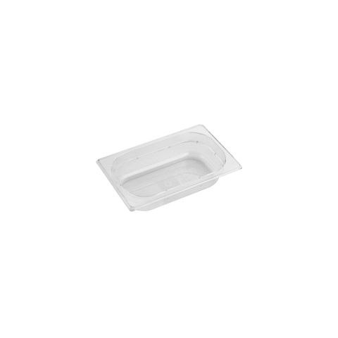 GASTRONORM PAN- POLYCARB 1/4 x 65mm1.5lt CLEAR (*PC-14065CL*) = PACK OF 6 X EACHES