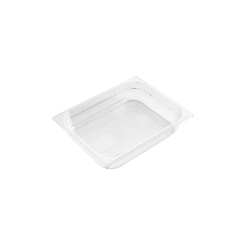GASTRONORM PAN- POLYCARB 1/2 x 100mm5.5lt CLEAR (*PC-12100CL*) = PACK OF 6 X EACHES
