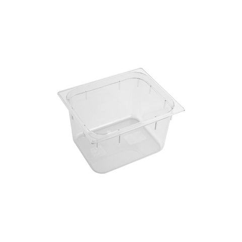GASTRONORM PAN- POLYCARB 1/2 x 200mm11lt CLEAR (*PC-12200CL*) = PACK OF 6 X EACHES