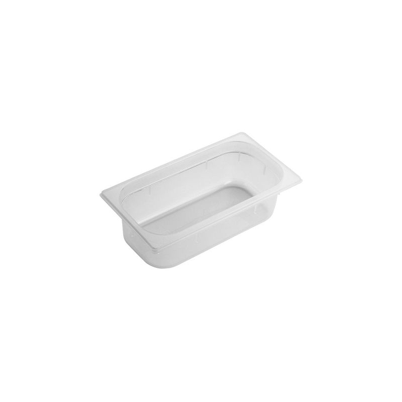 GASTRONORM PAN-POLYPROP GN 1/3 x100mm (*PP-13100*) = PACK OF 6 X EACHES