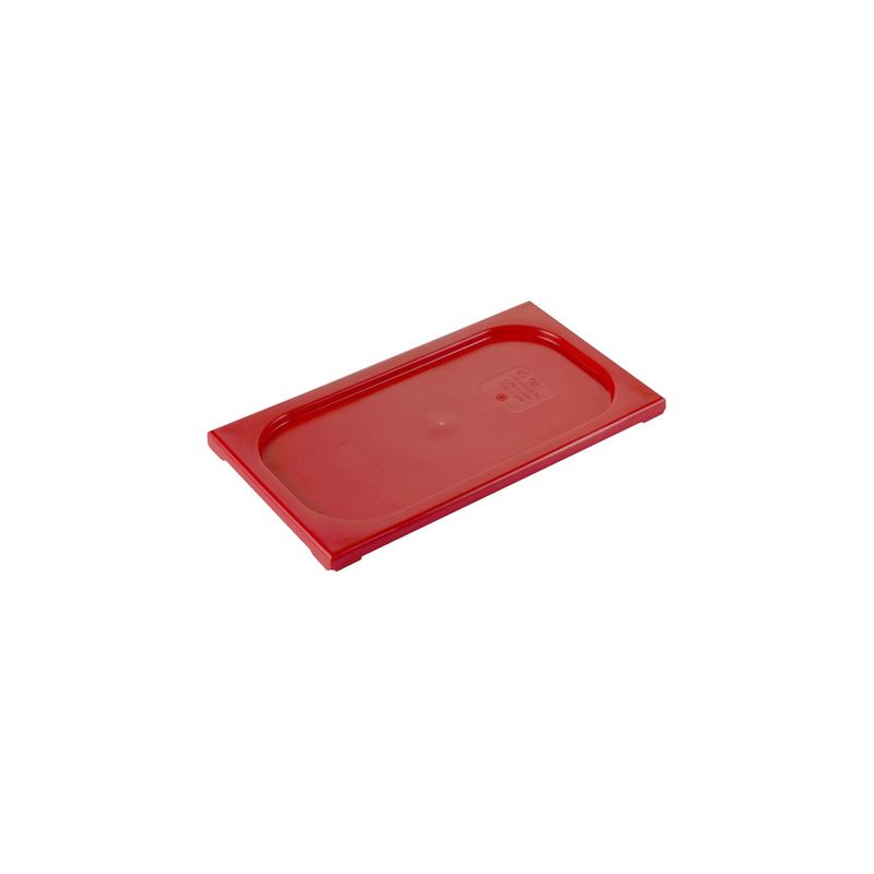 LID-POLYPROP GN 1/3 RED (*PPL-13R*) =  1 X EACH