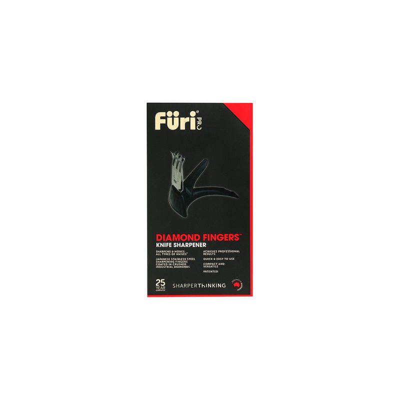 FURI-DIAMOND FINGERS KNIFE SHARPENER (FUR620E) (*27200*) = PACK OF 4 X EACHES