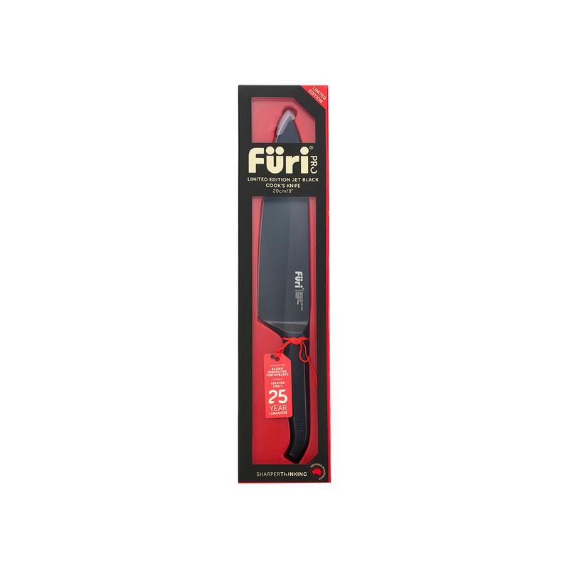 FURI PRO EAST/WEST SANTOKU KNIFE 170mm JET BLACK (41480) (*27232*) = PACK OF 4 X EACHES