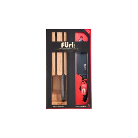 FURI PRO EAST/WEST RUBBERWOOD 3PC SET JET BLACK (41483) (*27235*) = PACK OF 3 X SETS