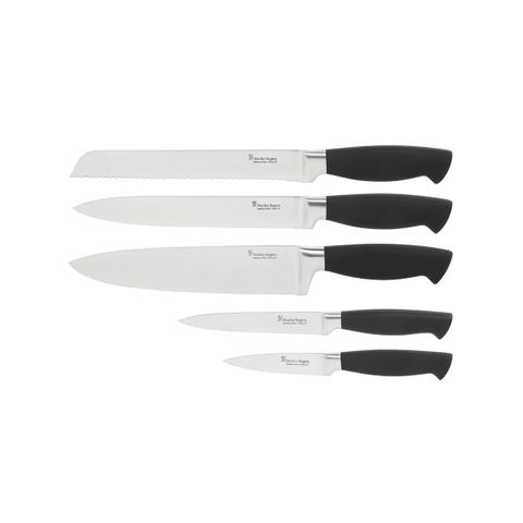 STANLEY ROGERS FRAMED ACACIA KNIFE BLOCK SET 6PC (*SR41413*) = PACK OF 2 X SETS