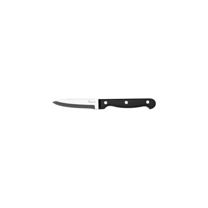 GET SET PARING KNIFE S/S w/BLK HDL 90mm (*GS-2003*) = PACK OF 12 X EACHES