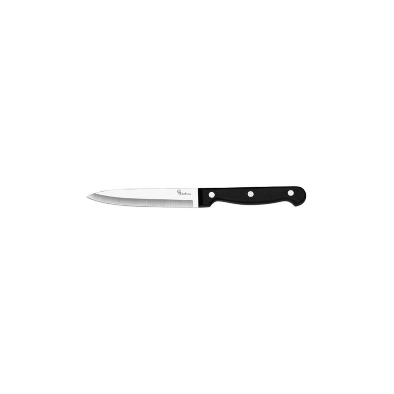 GET SET VEGETABLE KNIFE S/S w/BLK HDL 110mm (*GS-2002*) = PACK OF 12 X EACHES