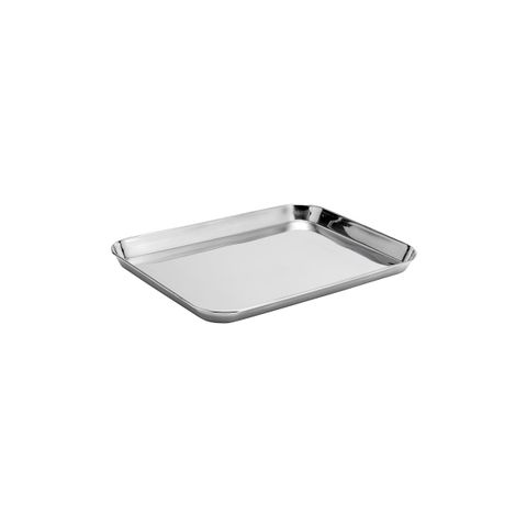CHEF INOX RECTANGULAR TRAY S/S 350x260mm (*76552*) = PACK OF 6 X EACHES