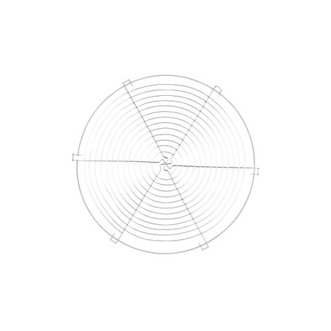 METALTEX COOLING RACK-ROUND 300mm/12" (*10330*) =  1 X EACH