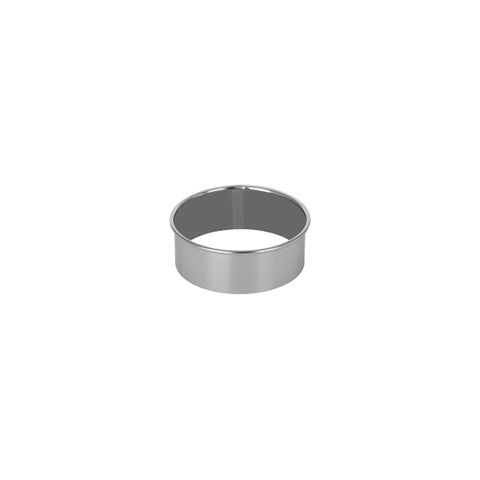 CHEF INOX CUTTER ROUND PLAIN S/S 90x30mm (*01440/7*) = PACKET OF 12 X EACHES