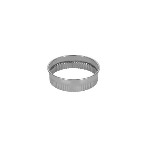 CHEF INOX CUTTER ROUND CRINKLED S/S 110mm (*01441/10*) = PACKET OF 12 X EACHES