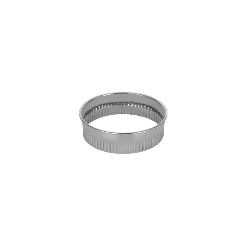 CHEF INOX CUTTER ROUND CRINKLED S/S 110mm (*01441/10*) = PACKET OF 12 X EACHES