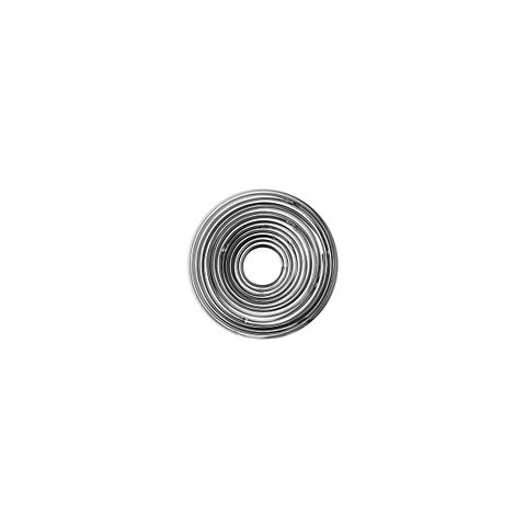 CHEF INOX CUTTER SET 11pc ROUND PLAIN TIN 25-95mm (*01957*) =  1 X SET
