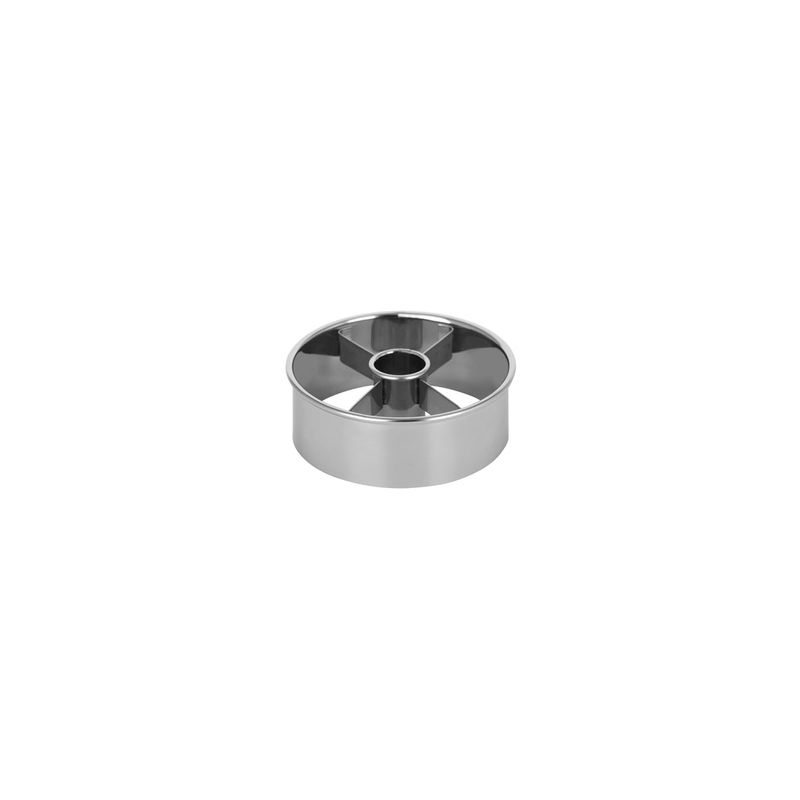 CHEF INOX CUTTER ROUND DOUGHNUT S/S 90mm (*01442/9*) = PACKET OF 12 X EACHES