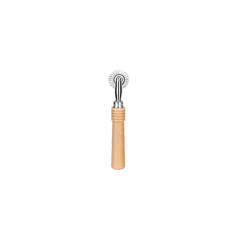 PASTRY WHEEL-FLUTED 3mm  "DAILY" WOOD HDL (*03398*) =  1 X EACH