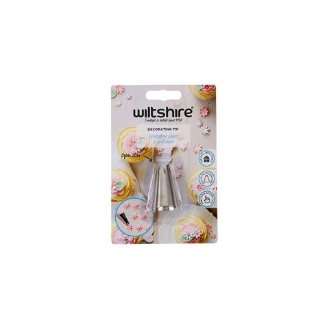 WILTSHIRE DECORATING TIP-STAR (*WLT40731*) = PACK OF 6 X EACHES