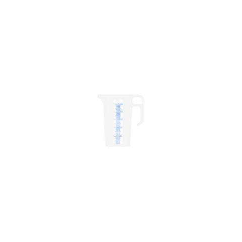 CHEF INOX BLUE SCALE PP THEMO MEASURING JUG-0.25l (*31051*) =  1 X EACH