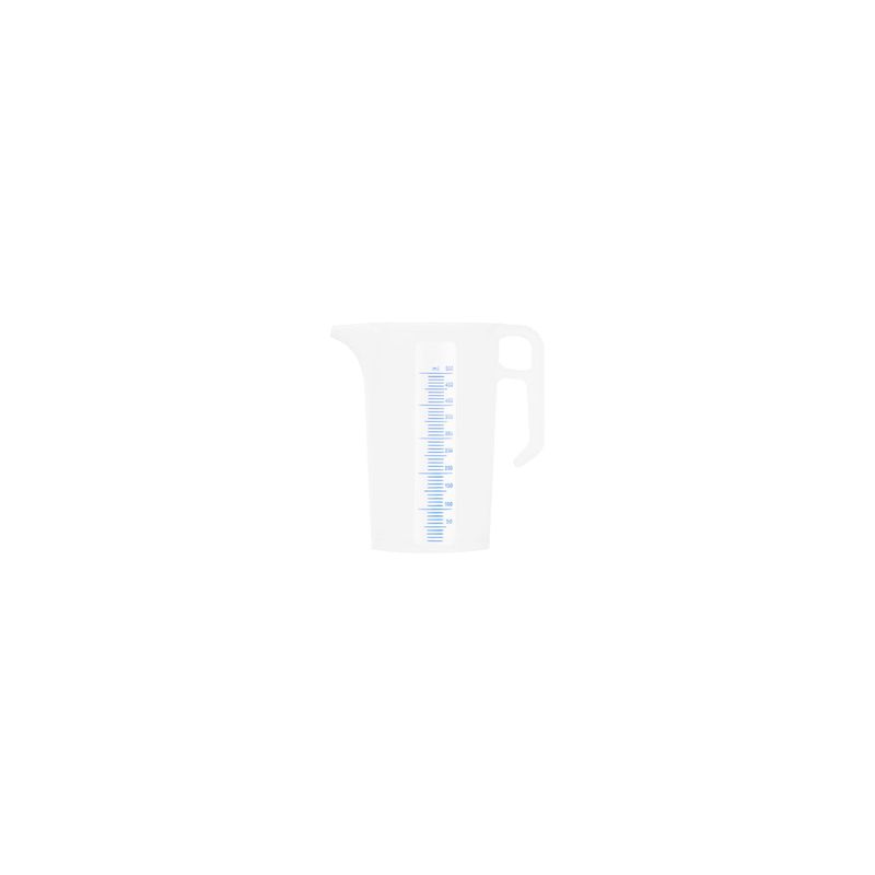 CHEF INOX BLUE SCALE PP THEMO MEASURING JUG-0.50lt (*31052*) =  1 X EACH