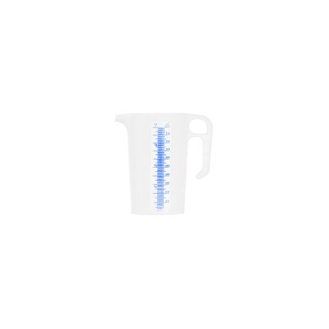 CHEF INOX BLUE SCALE PP THEMO MEASURING JUG-1.0Lt (*31053*) =  1 X EACH