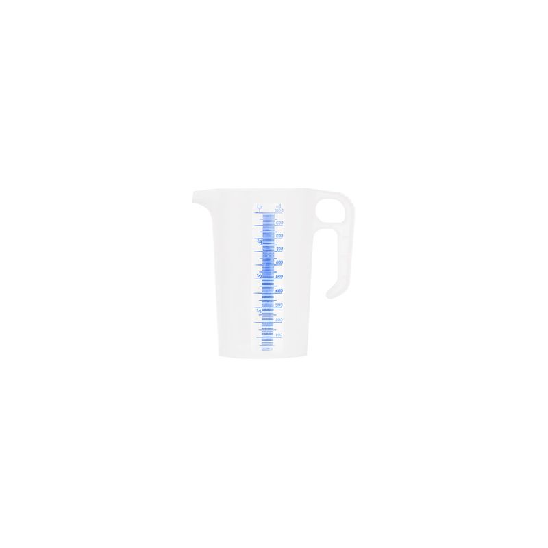 CHEF INOX BLUE SCALE PP THEMO MEASURING JUG-1.0Lt (*31053*) =  1 X EACH