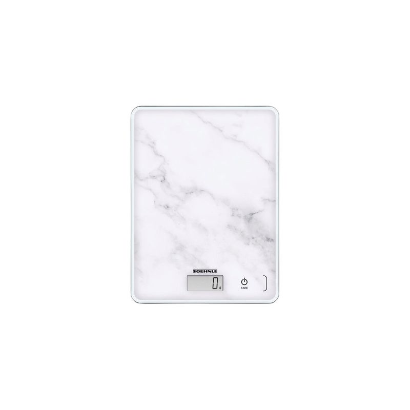 SOEHNLE PAGE COMPACT MARBLE DIGITAL KITCHEN SCALE 5kg (*S61516*) =  1 X EACH