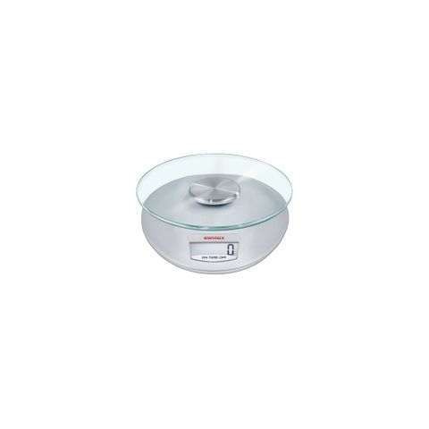 SOEHNLE ROMA SILVER DIGITAL KITCHEN SCALE w/REMOV PLATE 5kg (*S65856*) = PACK OF 4 X EACHES