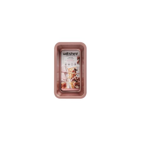 WILTSHIRE LOAF PAN-ROSE GOLD 240x130x65mm NON-STICK (*WLT40532*) = PACK OF 6 X EACHES