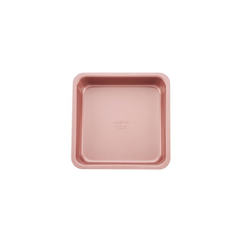 WILTSHIRE CAKE PAN-SQUARE ROSE GOLD 230x230x50mm NON-STICK (*WLT40758*) = PACK OF 6 X EACHES