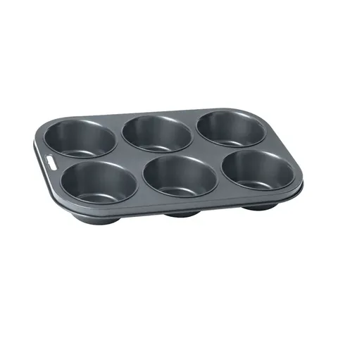WILTSHIRE MUFFIN PAN-6 CUP EASYBAKE TEXAS NON-STICK (*WLT9003MP*) = PACK OF 12 X EACHES