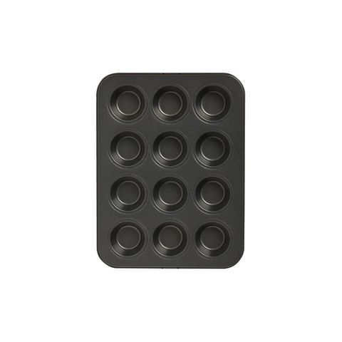 WILTSHIRE MUFFIN PAN-12 CUP  EASYBAKE NON-STICK (*WLT9004MP*) = PACK OF 6 X EACHES