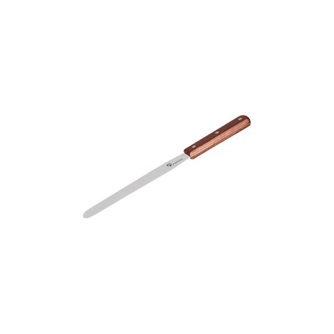 CHEF INOX SPATULA S/S w/WOODEN HDL 200X30mm 8"/OA330mm (*20308*) =  1 X EACH