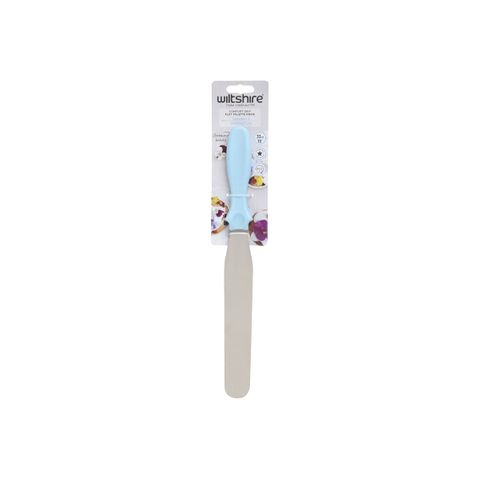 WILTSHIRE SPATULA-S/S 330mm w/BLUE HANDLE (*WLT40374*) = PACK OF 6 X EACHES
