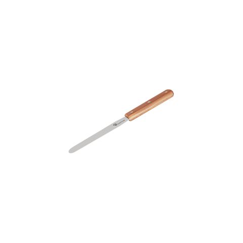 CHEF INOX SPATULA S/S w/WOODEN HDL 150x27mm 6"/OA270mm (*20306*) =  1 X EACH