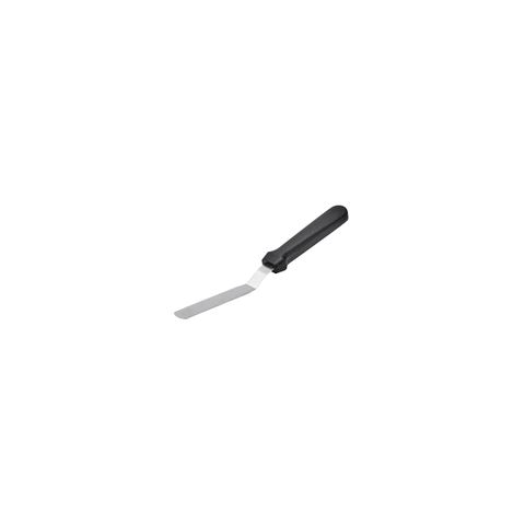 CHEF INOX SPATULA/PALLET KNIFE CRANKED 100x18x228mm BLK HDL (*22407*) = PACK OF 12 X EACHES