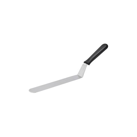 CHEF INOX SPATULA/PALLET KNIFE CRANKED 235x40x430mm BLK HDL (*22410*) = PACK OF 12 X EACHES