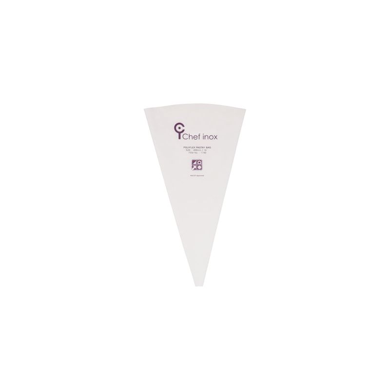 CHEF INOX PASTRY BAG POLYFLEX HACCP APPRV'D 400mm (*01740*) = PACKET OF 10 X EACHES