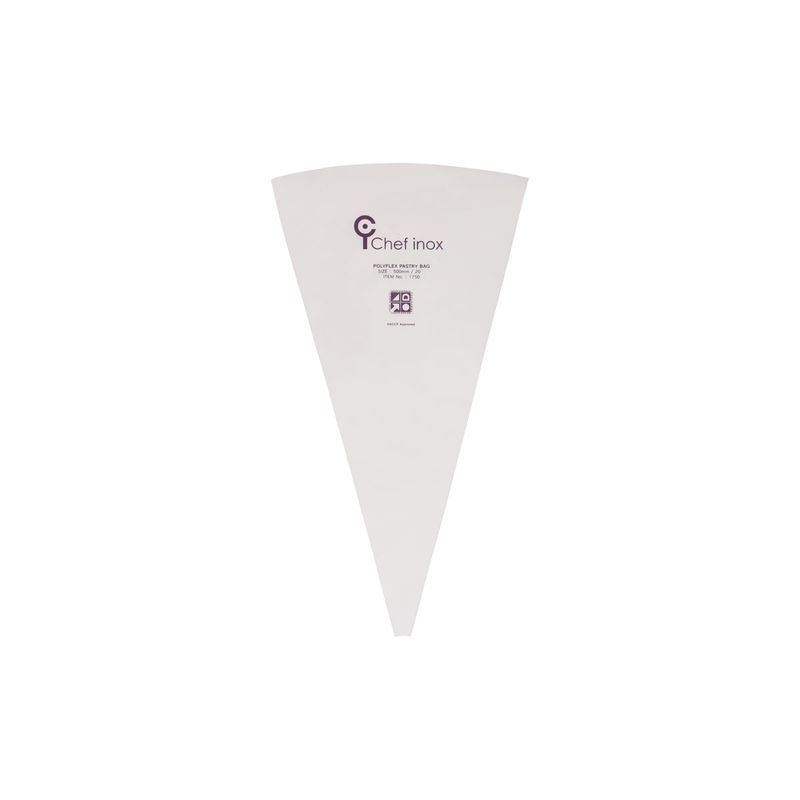 CHEF INOX PASTRY BAG POLYFLEX HACCP APPRV'D 500mm (*01750*) = PACKET OF 10 X EACHES