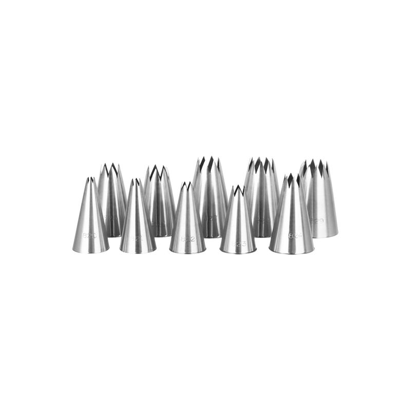 TUBES-S/S 10pc STAR No 0-9 (*00420-9S*) =  1 X SET