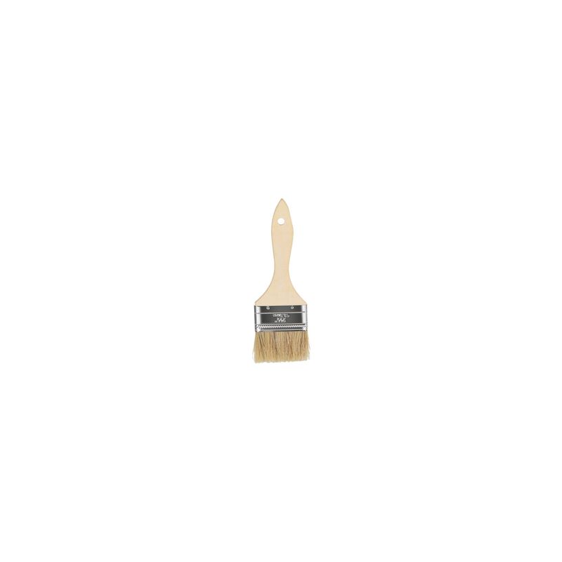 CHEF INOX PASTRY BRUSH NATURAL BRISTLES w/WOOD HDL 62mm/2.5" (*31505*) = PACK OF 12 X EACHES
