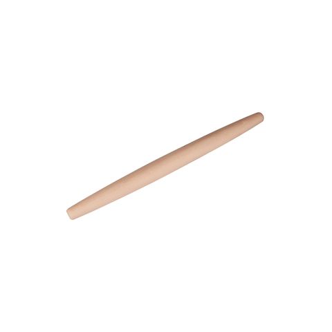 CHEF INOX ROLLING PIN FRENCH TAPERED BEACHWOOD 40-25/475mm (*03658*) = PACK OF 5 X EACHES