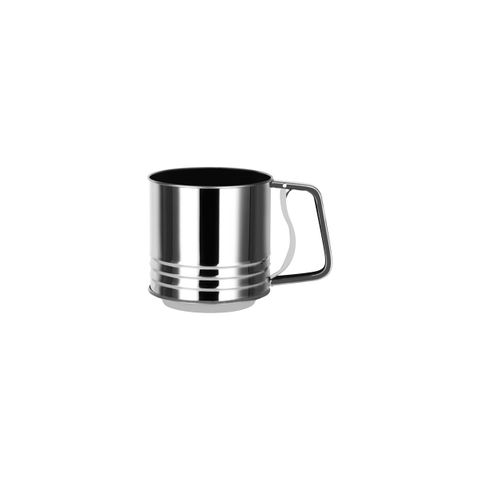 CHEF INOX FLOUR SIFTER SQUEEZE HDL S/S 5 CUP 125x130mm (*39392*) =  1 X EACH