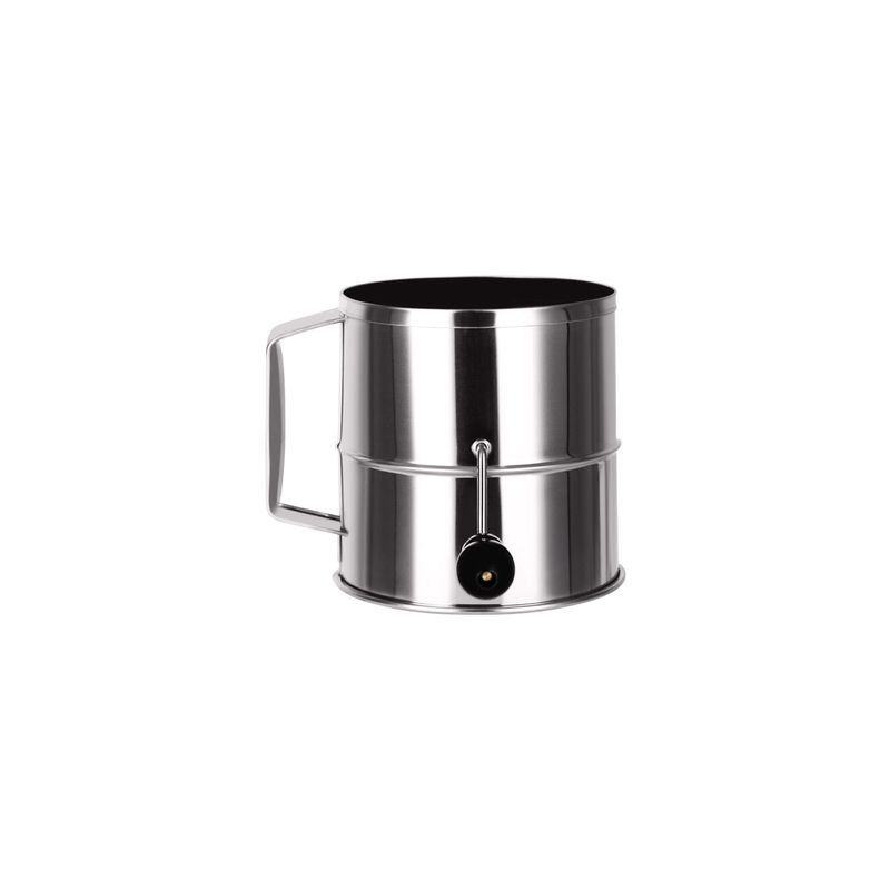 CHEF INOX FLOUR SIFTER CRANK HDL 18/10 8 CUP 155x165mm (*39398*) =  1 X EACH