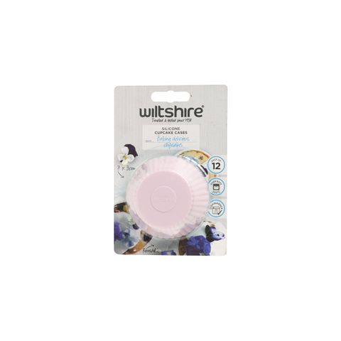 WILTSHIRE CUPCAKE CASES-SILICONE 12PK 70x30mm (*WLT40499*) = SLEEVE OF 6 X PACKETS