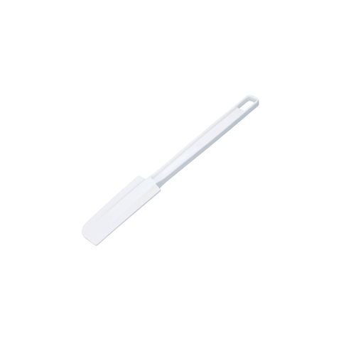 CHEF INOX SPATULA w/NARROW RUBBER BLADE 250mm WHITE (*31350*) =  1 X EACH