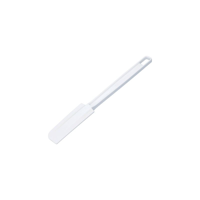 CHEF INOX SPATULA w/NARROW RUBBER BLADE 250mm WHITE (*31350*) =  1 X EACH