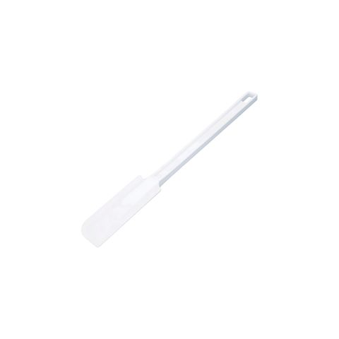 CHEF INOX SPATULA w/NARROW RUBBER BLADE 350mm WHITE (*31351*) =  1 X EACH