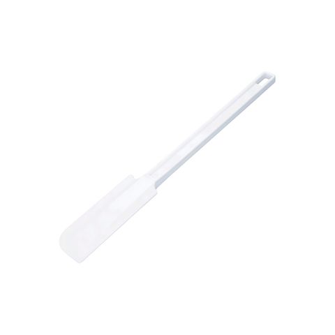 CHEF INOX SPATULA w/NARROW RUBBER BLADE 400mm WHITE (*31352*) =  1 X EACH