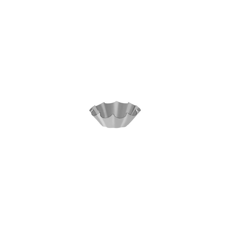BRIOCHE MOULD-75x28mm 10-RIBS FIXED BASE (*64204*) =  1 X EACH