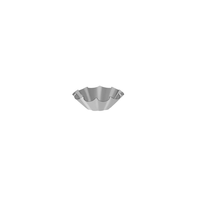 BRIOCHE MOULD-90x32mm 10-RIBS FIXED BASE (*64206*) =  1 X EACH