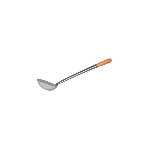 CHEF INOX LADLE S/S w/WOODEN HANDLE 105x330mm (*21020*) = PACK OF 4 X EACHES